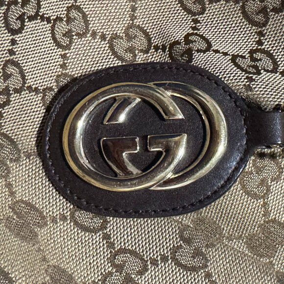 Gucci Canvas Sukey Medium Tote Bag, - Picture 10 of 10